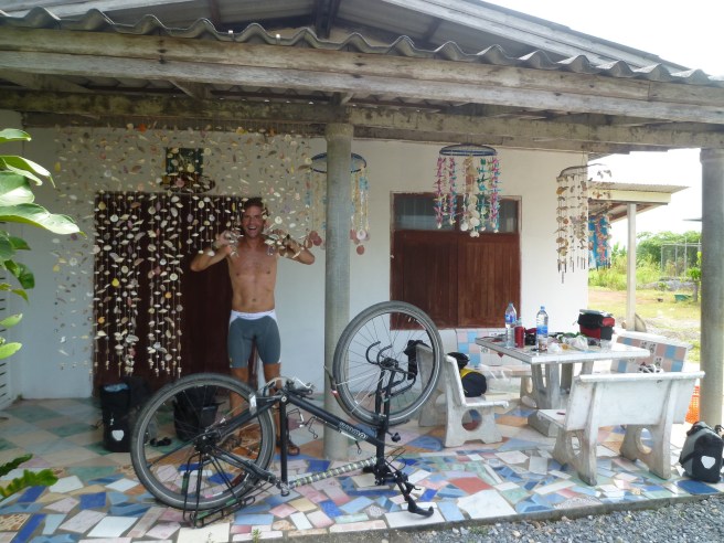 Johan (51), sportsman with the same special love for bike touring and capable of cycling 3,200 km with a torn meniscus. He left his corporate sales job for exactly the same reasons as Baerbel and is passionate about speed skating, cycling and running. During the trip Johan is responsible for filming and photographing, taking care of the bikes including cleaning and repairing.