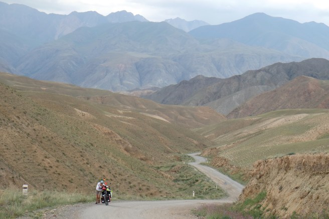 Pushing due to the strong headwind