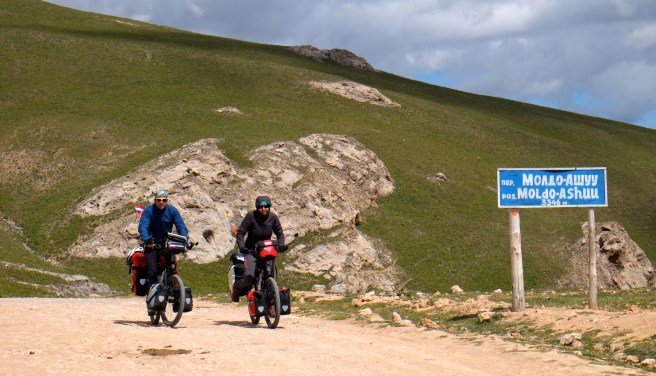 At the top of yet another pass