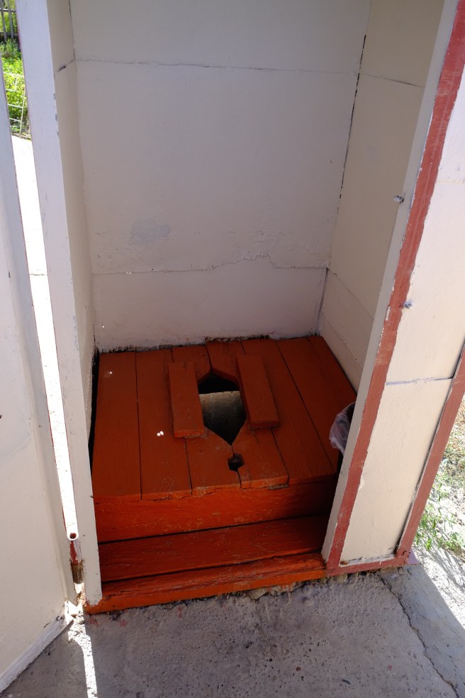 A typical clean toilet