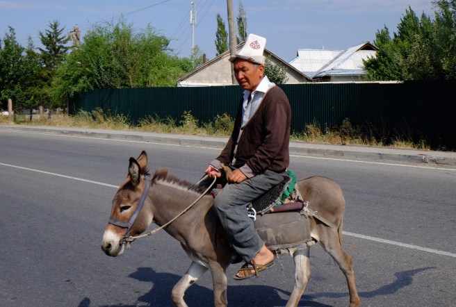 Typical Kyrgyz outfit