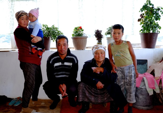 The Kyrgyz family we stayed with