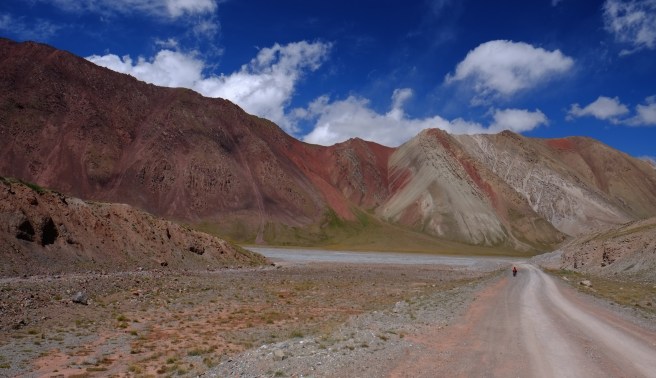 The beginning of the first pass in no man's land between the borders