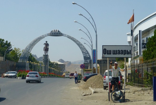 Entering Osh