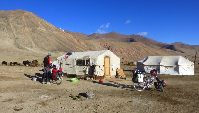 Leaving our camp early in the morning