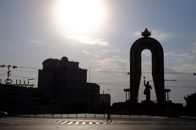One of Dushanbe's landmarks