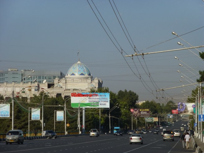 Leaving Dushanbe in the early morning