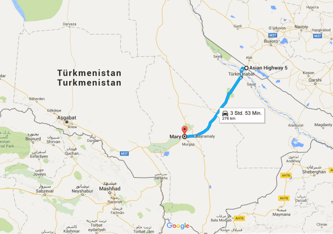 Distance: 312km (2744km in total)