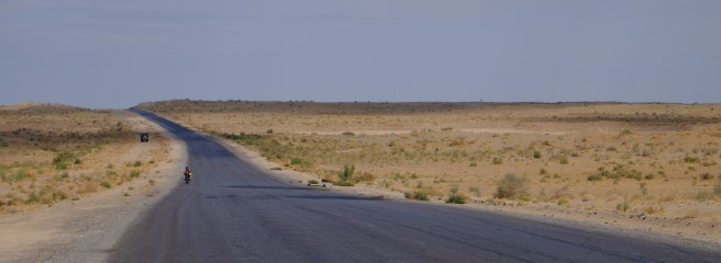 Desert cycling - there is not much to get distracted, it's a monotonous and strenuous effort