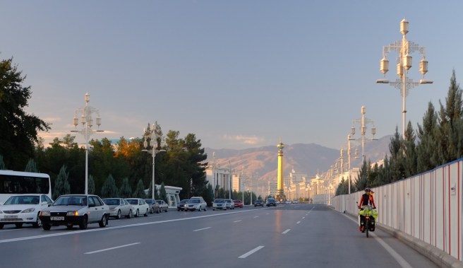 Slowly getting out of town