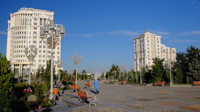 Cleaners are everywhere in and around the city