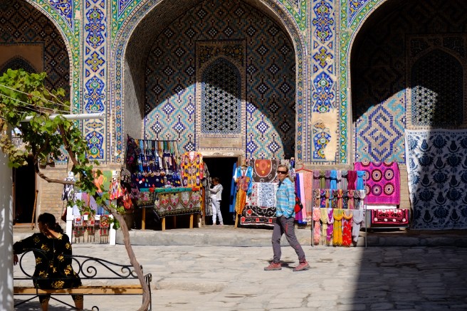 Even the smallest space is used for souvenir shops