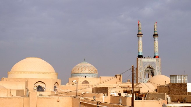 The view from the roof top cafe at our hotel