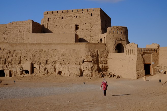 The castle in its full glory or what's left from it