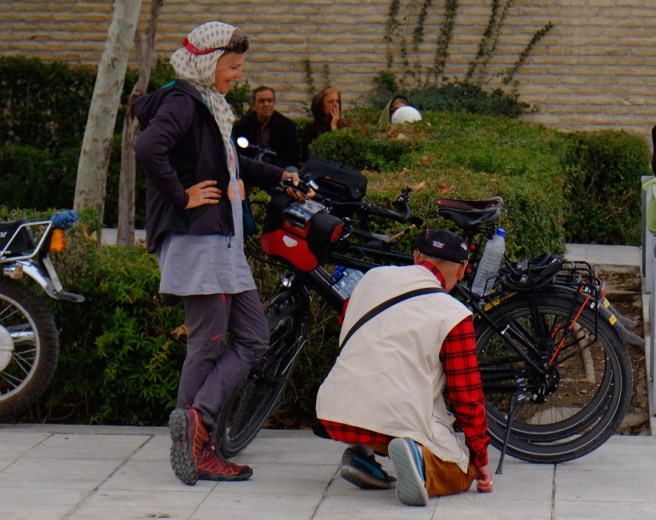 With a Polish guy we met at our guesthouse