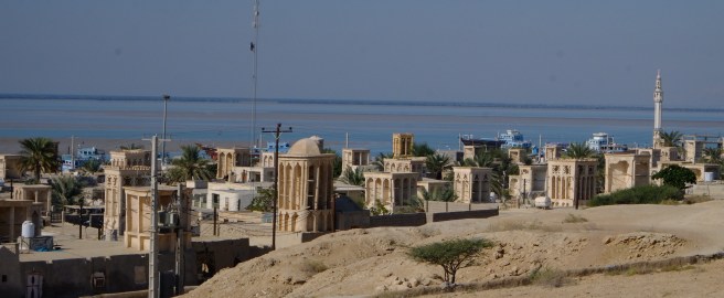 The same village seen from the Portuguese castle or what's left from it