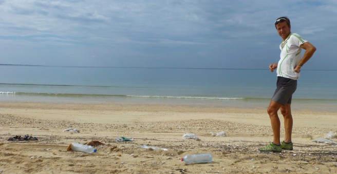 ...and sadly the beach is still full with garbage