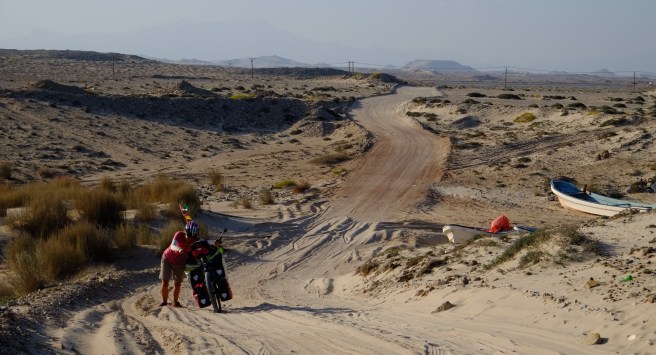 Looking for a camp spot at the end of the day