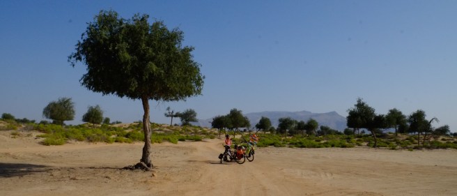 Leaving the campsite