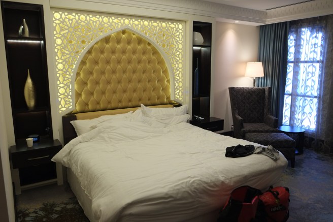 Some luxury after weeks of camping